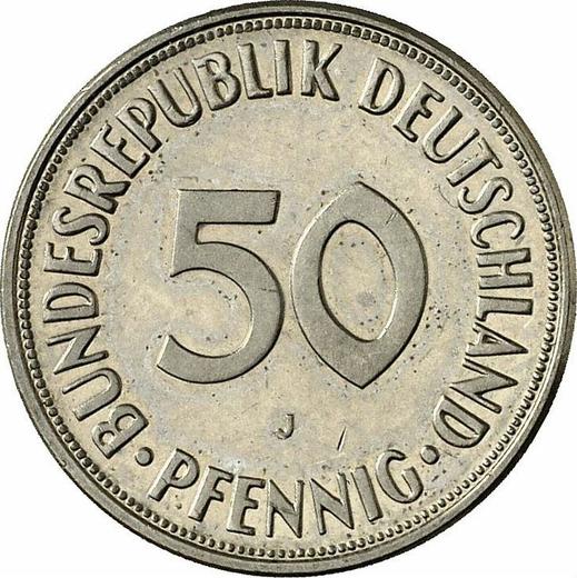 Obverse 50 Pfennig 1974 J -  Coin Value - Germany, FRG