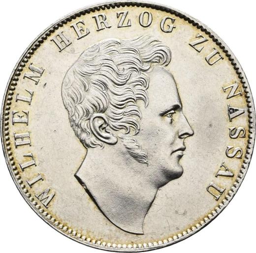 Obverse Gulden 1839 - Silver Coin Value - Nassau, William