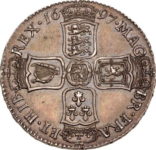 Reverse Halfcrown 1697 B "Large Shields" - Silver Coin Value - United Kingdom, William III