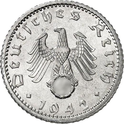 Reverse 50 Reichspfennig 1942 F "Type 1939-1944" -  Coin Value - Germany, Third Reich