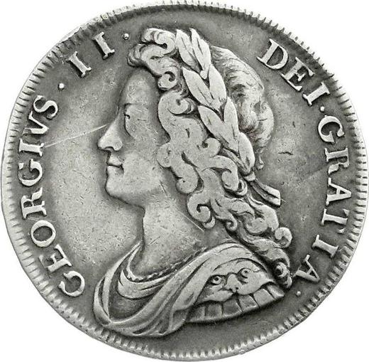 Obverse Halfcrown 1731 "Young Head" - Silver Coin Value - United Kingdom, George II