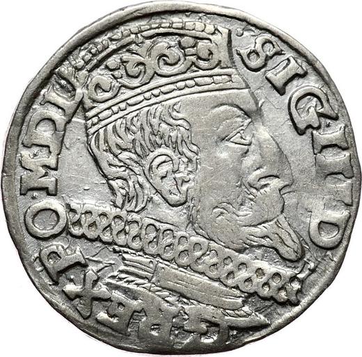 Obverse 3 Groszy (Trojak) 1600 F "Wschowa Mint" - Silver Coin Value - Poland, Sigismund III Vasa