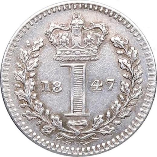 Reverse Penny 1847 "Type 1838-1887" - Silver Coin Value - United Kingdom, Victoria