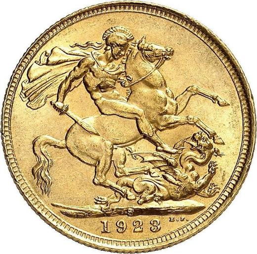 Revers Sovereign 1923 S - Goldmünze Wert - Australien, Georg V