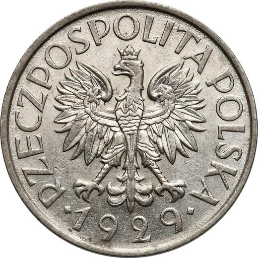 Obverse 1 Zloty 1929 -  Coin Value - Poland, II Republic