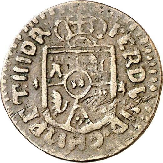 Obverse 1 Cuarto 1818 M -  Coin Value - Philippines, Ferdinand VII