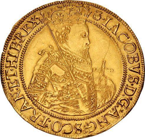 Anverso Soberano Sin fecha (1603-1604) "Segundo busto" Armadura decorada - valor de la moneda de oro - Gran Bretaña, Jacobo I