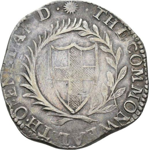 Obverse Halfcrown 1654 - Silver Coin Value - United Kingdom, Commonwealth