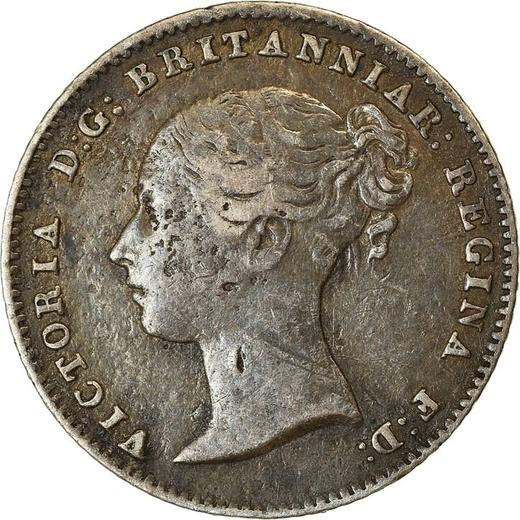 Obverse Fourpence (Groat) 1843 "Type 1837-1862" - Silver Coin Value - United Kingdom, Victoria
