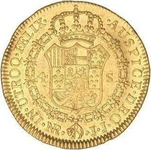 Reverse 4 Escudos 1807 NR JJ - Gold Coin Value - Colombia, Charles IV