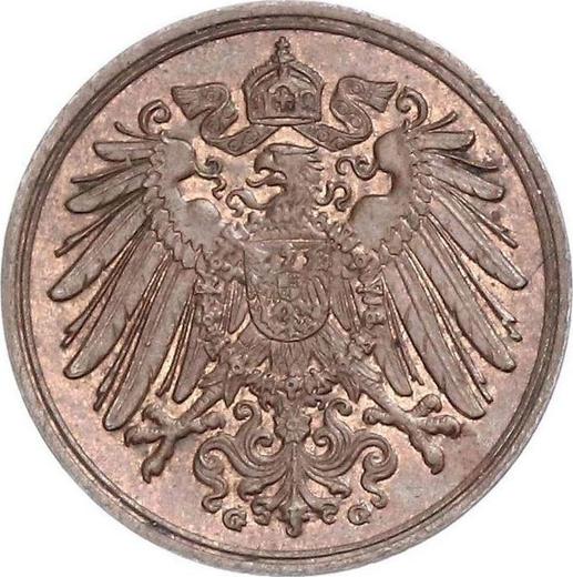 Reverse 1 Pfennig 1898 G "Type 1890-1916" - Coin Value - Germany, German Empire
