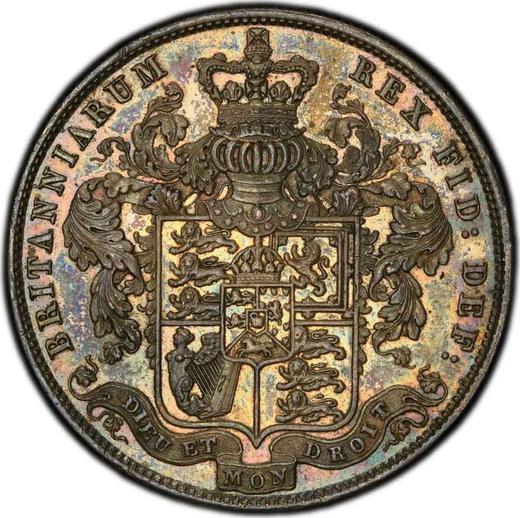 Reverse Halfcrown 1828 - Silver Coin Value - United Kingdom, George IV