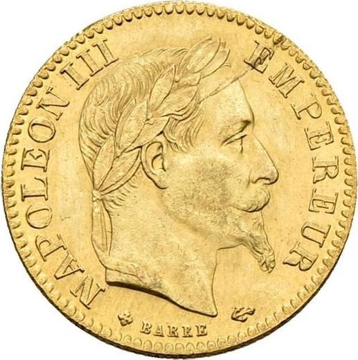 Obverse 10 Francs 1866 BB "Type 1861-1868" - Gold Coin Value - France, Napoleon III