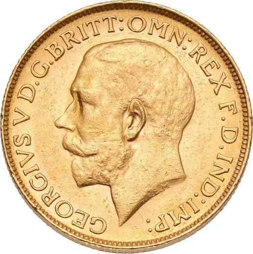 Avers Sovereign 1917 P - Goldmünze Wert - Australien, Georg V