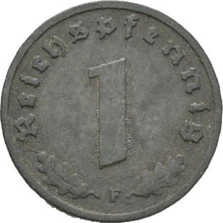Avers 1 Reichspfennig 1941 F "Typ 1940-1945" - Münze Wert - Deutschland, Drittes Reich