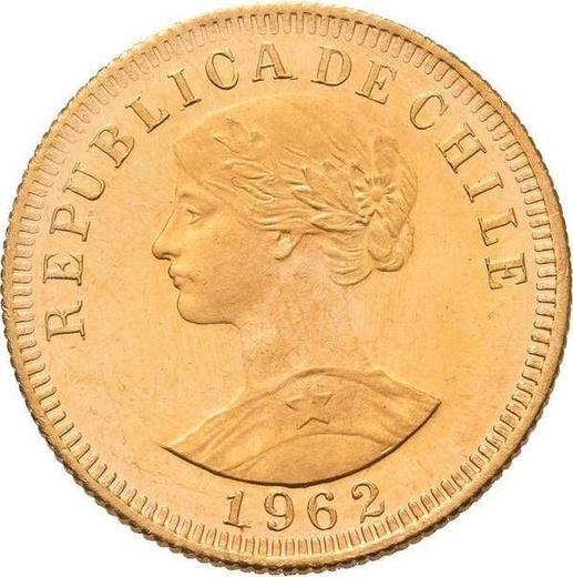 Anverso 50 pesos 1962 So - valor de la moneda de oro - Chile, República