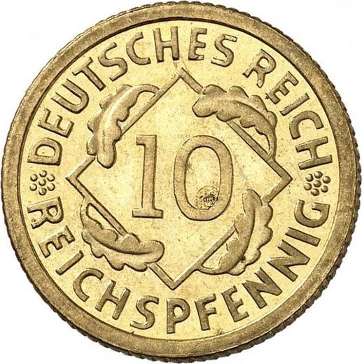 Obverse 10 Reichspfennig 1930 G -  Coin Value - Germany, Weimar Republic
