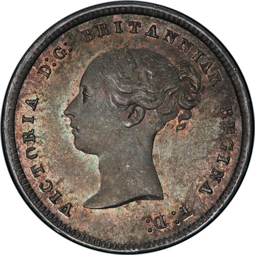 Avers 4 Pence (1 grote) 1845 "Typ 1838-1887" - Silbermünze Wert - Großbritannien, Victoria