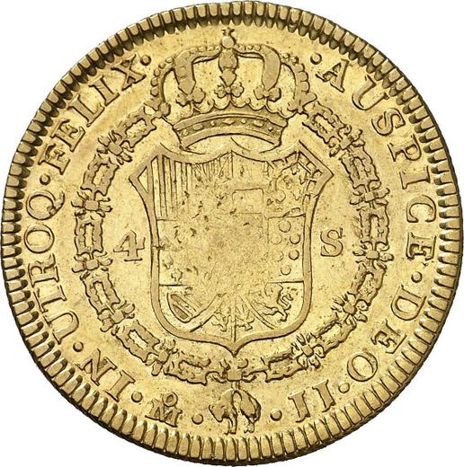 Reverse 4 Escudos 1820 Mo JJ - Gold Coin Value - Mexico, Ferdinand VII