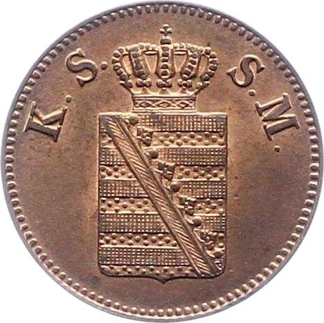 Avers 1 Pfennig 1846 F - Münze Wert - Sachsen-Albertinische, Friedrich August II