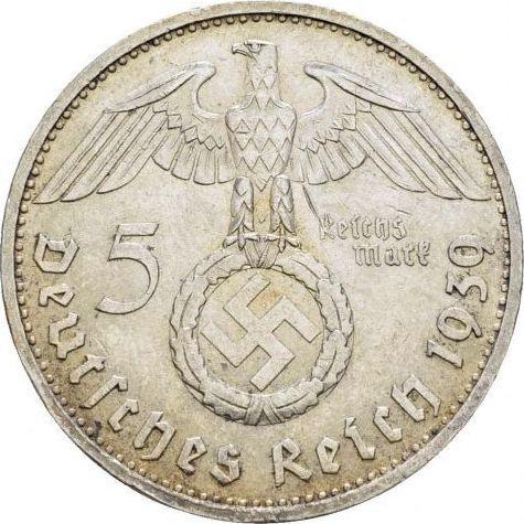 Reverse 5 Reichsmark 1939 B "Type 1936-1939" - Silver Coin Value - Germany, Third Reich