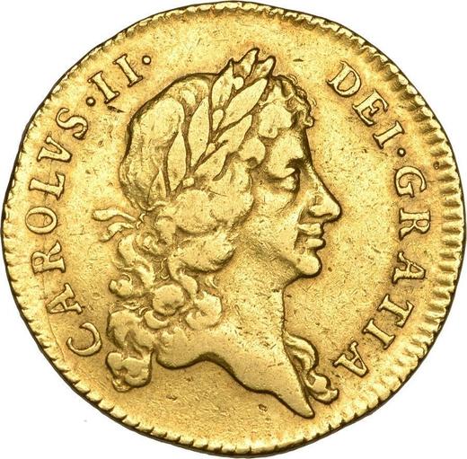 Obverse Guinea 1671 "Third laureate bust" - Gold Coin Value - United Kingdom, Charles II