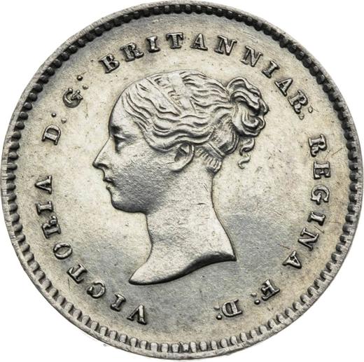 Awers monety - 2 pensy 1869 - cena srebrnej monety - Wielka Brytania, Wiktoria