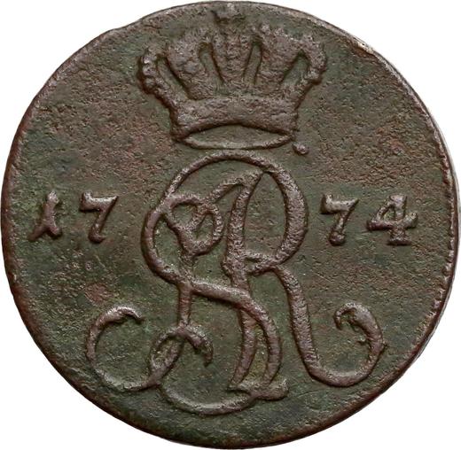 Obverse 1 Grosz 1774 AP -  Coin Value - Poland, Stanislaus II Augustus