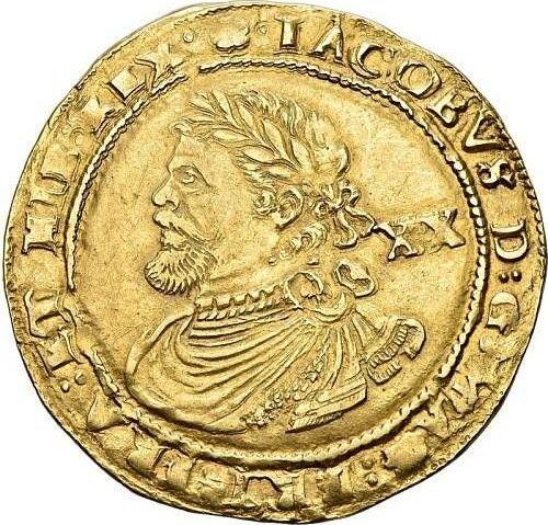 Obverse Laurel no date (1619-1625) "Third bust" - Gold Coin Value - United Kingdom, James I