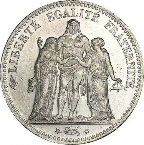 Obverse 5 Francs 1875 K "Hercules" - Silver Coin Value - France, Third Republic