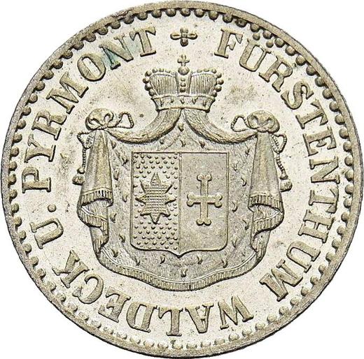 Obverse Silber Groschen 1867 B - Silver Coin Value - Waldeck-Pyrmont, George Victor