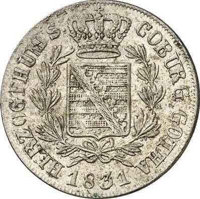 Аверс монеты - 3 крейцера 1831 года "Тип 1831-1837" - цена серебряной монеты - Саксен-Кобург-Гота, Эрнст I