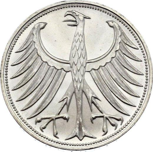 Revers 5 Mark 1972 F - Silbermünze Wert - Deutschland, BRD