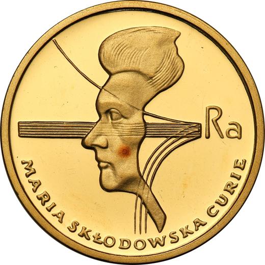 Revers 2000 Zlotych 1979 MW "Marie Skłodowska-Curie" Gold - Goldmünze Wert - Polen, Volksrepublik Polen