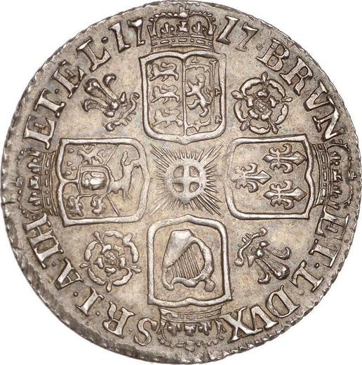 Reverse Sixpence 1717 - Silver Coin Value - United Kingdom, George I