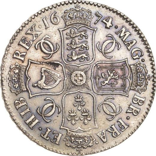 Reverse Halfcrown 1674 "Fourth laureate bust" - Silver Coin Value - United Kingdom, Charles II