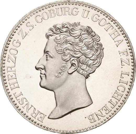 Anverso Tálero 1829 EK - valor de la moneda de plata - Sajonia-Coburgo-Gotha, Ernesto I
