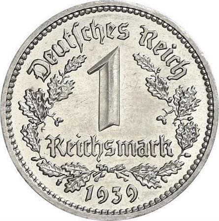 Avers 1 Reichsmark 1939 A "Typ 1933-1939" - Münze Wert - Deutschland, Drittes Reich