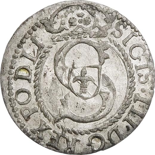 Awers monety - Szeląg 1609 "Ryga" - cena srebrnej monety - Polska, Zygmunt III