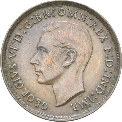 Obverse Farthing 1939 HP - Coin Value - United Kingdom, George VI