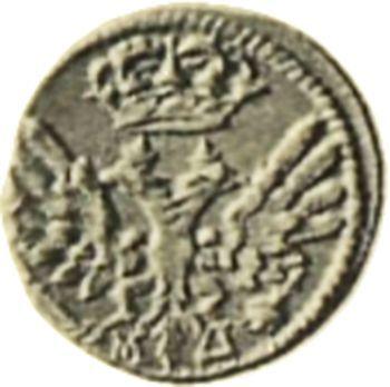 Obverse Pattern Polushka (1/4 Kopek) 1710 МД -  Coin Value - Russia, Peter I