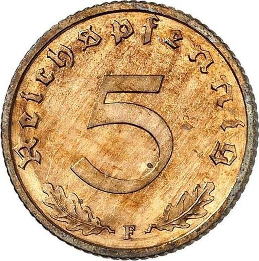 Obverse 5 Reichspfennig 1938 F "Type 1936-1939" -  Coin Value - Germany, Third Reich
