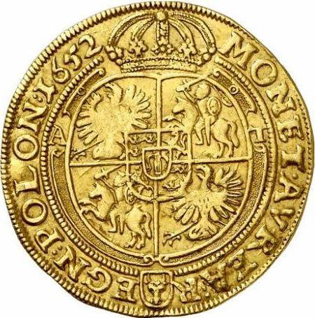 Reverse 2 Ducat 1652 AT "Type 1652-1661" - Gold Coin Value - Poland, John II Casimir