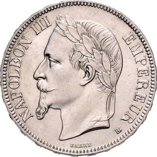 Obverse 5 Francs 1868 BB "Type 1861-1870" - Silver Coin Value - France, Napoleon III