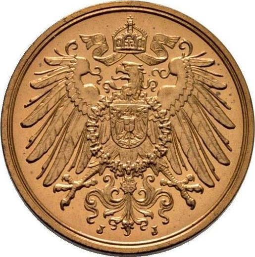 Reverse 2 Pfennig 1913 J "Type 1904-1916" - Coin Value - Germany, German Empire