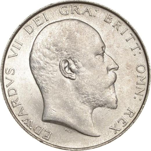 Avers 1/2 Krone 1910 - Silbermünze Wert - Großbritannien, Eduard VII