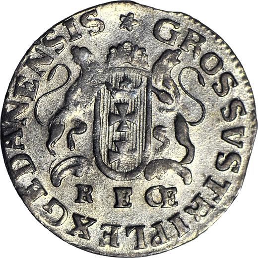 Reverse 3 Groszy (Trojak) 1765 REOE "Danzig" - Silver Coin Value - Poland, Stanislaus II Augustus