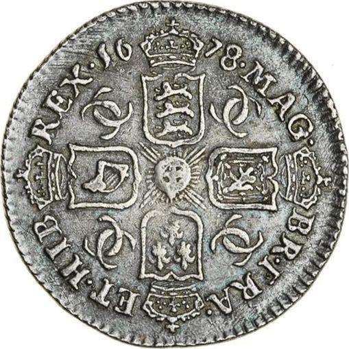 Revers 6 Pence 1678 - Silbermünze Wert - Großbritannien, Karl II