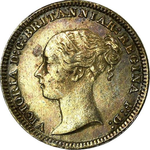 Anverso Penique 1881 "Tipo 1838-1887" - valor de la moneda de plata - Gran Bretaña, Victoria