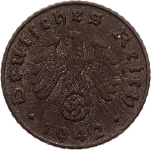 Reverse 5 Reichspfennig 1942 E "Type 1940-1944" -  Coin Value - Germany, Third Reich
